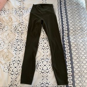 Lululemon Army Green 25” Aligns